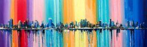 PWP477-oil-city-scape-painting
